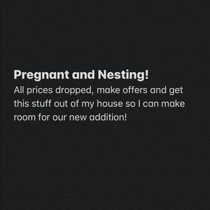 Pregnant and nesting!